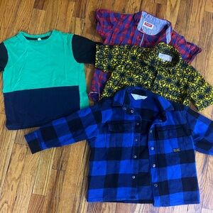Lot of 4 boys shirts